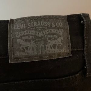 Levi black jeans